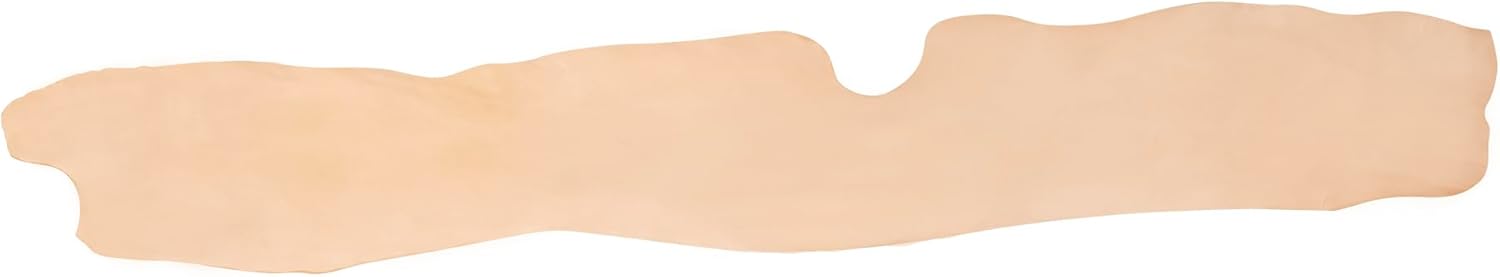 Realeather Premium Leather Tooling Belly for Crafting, 4-6oz, Natural