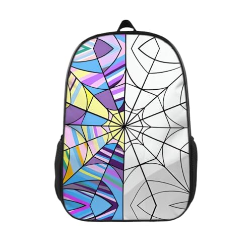 17 Inch Anime Backpack for Kids, Girls and Boys, Adjustable Straps, Lightweight Travel Bag, School Backpacks for Teenagers