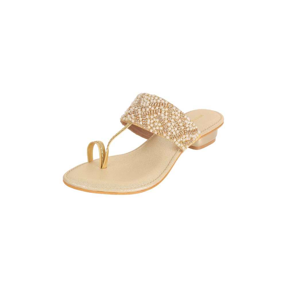 walkway Women Embellished Ethnic Kolhapuri Chappal-picture-35