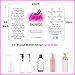 Lash Shampoo Label Stickers for Bottle 50pcs Eyelash Extensions Bath Wash Labels for Foam Pump Dispenser (4 * 2.4