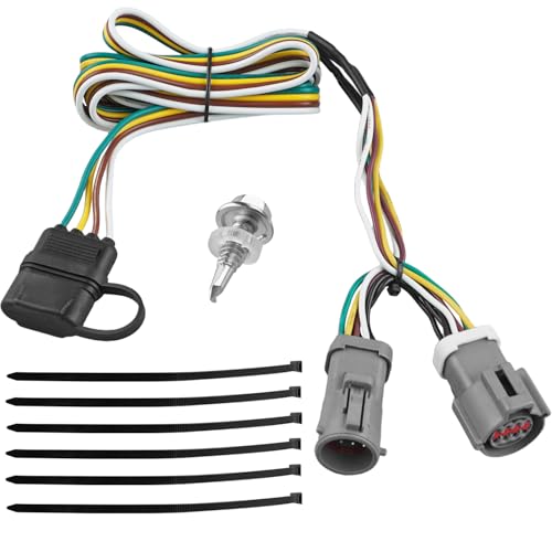 4Pin Trailer Wiring Harness Fit For Ford F150 F250 1987-1997 F-250HD 1997