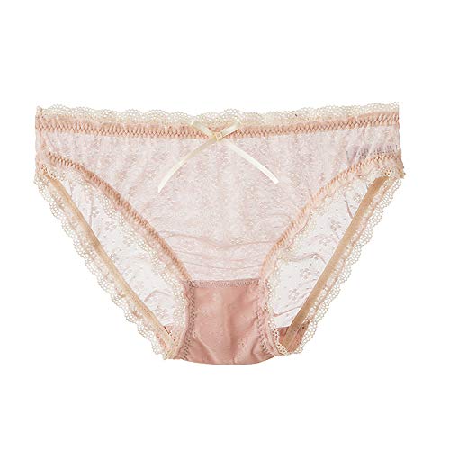 QiFei Hipster Spitzenslips Unterhosen Damen Soft Baumwolle Slip Hipster Unterhosen Damen Baumwoll Slips Pantys mit Spitze Lace Bequem Unterwäsche Slip Panties Sexy Spitze Dessous Unterhosen Cover