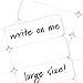 Extra-Large Writable Iron On Clothing Labels, Washer & Dryer Safe