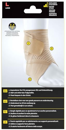 FUTURO Sprunggelenk-Bandage, Größe L (22,9 - 25,4 cm) – Unterstützung von Steifen, Schmerzenden oder Verletzten Sprunggelenken… – Ansicht 3