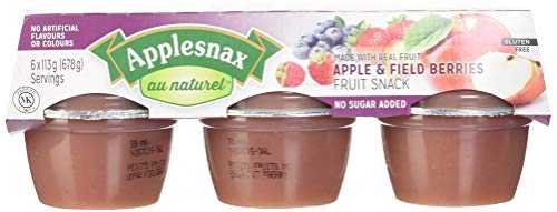 Applesnax - Applesnax Apple Field Berry Fruit Snack, 6 Count,113 Grams