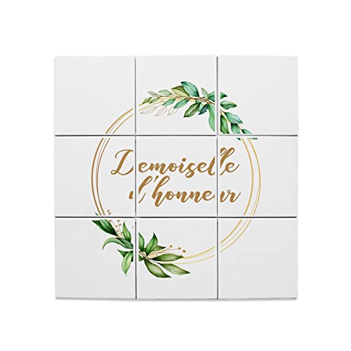 Carreaux céramique décoratif souvenir de mariage idéal pour demoiselle d'honneur