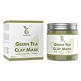 🌿 NATÜRLICHES DETOX MIT GRÜNEM TEE: Tiefenreinigung deiner Haut durch pure Tonerde (Kaolin). Natürlicher Matcha Tee versorgt deine Haut mit Nährstoffen und Mineralien - Hyaluronsäure sorgt für eine jung aussehende Haut und reduzierte Falten.