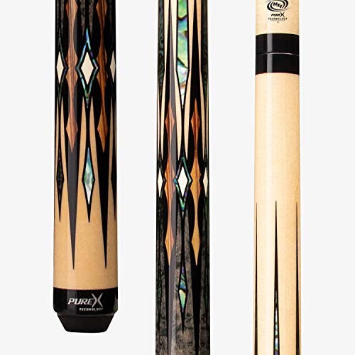 Players PureX HXTE12 Two-Piece Billiards Pool Cue Stick Low Deflection Shaft