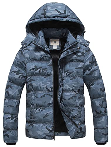 Image of Men's Puffer Jacket Waterproof Winter Parka jacket Warm Thicken Ski Coat