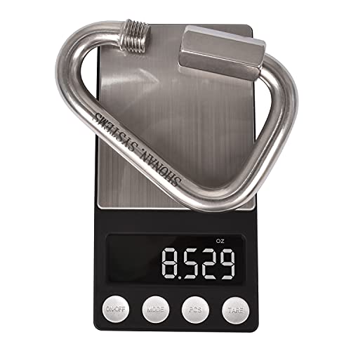 SHONAN Delta Quick Link Large Stainless Steel 4.1 Inch Triangle Chain Links Heavy Duty Triangle Carabiners Marine Grade, 1 Pack, 2517 Lbs Capacity