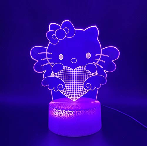 Preisvergleich Produktbild Nachtlicht Nachtlicht - Lampen Nette Nacht Für Baby - Schlafzimmer - Dekoration Mädchen - Kind - Geburtstags - Geschenk - Kind - Lampe 3D