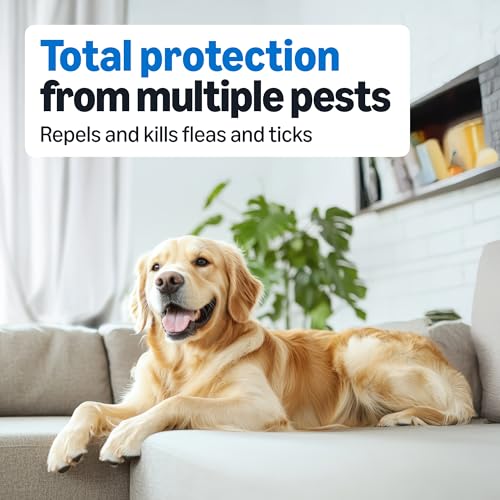 Amazon Basics Preventative Flea and Tick Topical Treatment for Medium Dogs (23-44 lbs), Up to 30 Days Protection, Fast Acting, 6 Counts, Packaging May Vary - Image 4