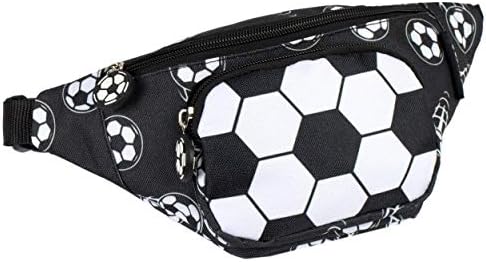 Fringoo - Boys Bum Bag | Suitable for Boys or Teenagers | Waist Bag with Adjustable Belt Strap | Convenient & Comfortable - Football
