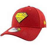 Ideal como regalo New Era Gorra ajustada con logotipo de Superman Cape 39Thirty, rosso, L/XL