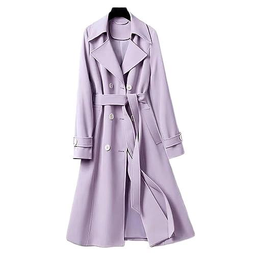 Fashion Autumn Women Trench Coat Double Breasted Long Windbreaker Streetwear Trench Outerwear3