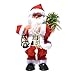 XIAOYAYA Bambola di Babbo Natale Danzante Elettrica, Giocattolo di Babbo Natale Musicale, Decorazione di Figurine di Natale in Piedi, Decorazioni da Tavola di Bambole da Collezione di Babbo Natale