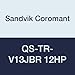 Sandvik Coromant QS-TR-V13JBR 12HP CoroTurn TR QS Shank Tool for Turning (Pack of 1)