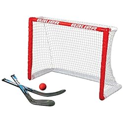 Equipacion Hockey Patines Niños Bauer Juego de portería de Hockey, Adultos Unisex, Rojo, 30.5´´ x 23´´