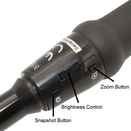 Vividia USB Flexible Inspection Camera Borescope Endoscope with 5x Zoom Function and 11.2mm Camera Head Outer Diameter