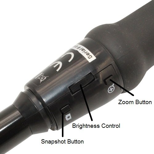 Vividia Usb Flexible Inspection Camera Borescope Endoscope With 5X Zoom Function And 11.2Mm Camera Head Outer Diameter #TOP2