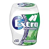 Unser Extra Professional Sortiment ist zuckerfrei und enthält Mikrogranulate, die die Zähne spürbar reinigen.