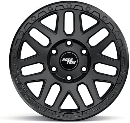 RockTrix RT110 17 inch Wheel 17x8.5 6x135, 0mm Offset, Matte Black - 1