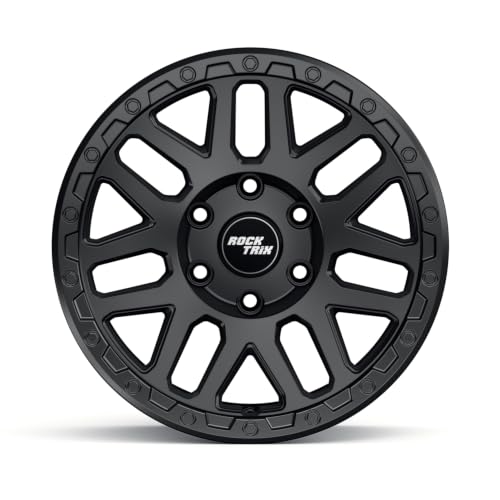 RockTrix RT110 17 inch Wheel 17x8.5 6x135, 0mm Offset, Matte Black
