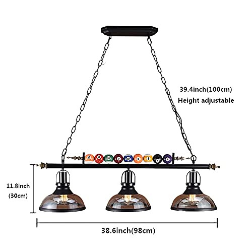 1 ONE PERCENT Pool Table Pendant Light Adjustable Billiard Lights