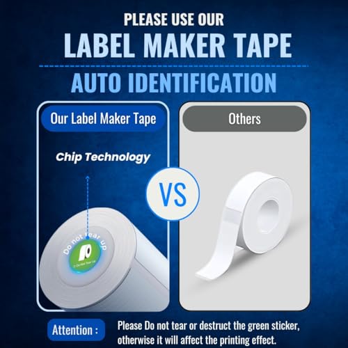 TITAN TECH Label Printer - Mini Portable Label Printer Machine for Office Use - Mini Thermal Printer for Students - Small Inkless Bluetooth Printer... - Image 5