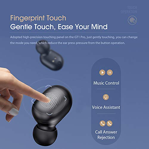 Xiaomi Haylou GT1 Pro TWS Fone de ouvido sem fio Fone de ouvido com impressão digital BT 5.0 AAC DSP