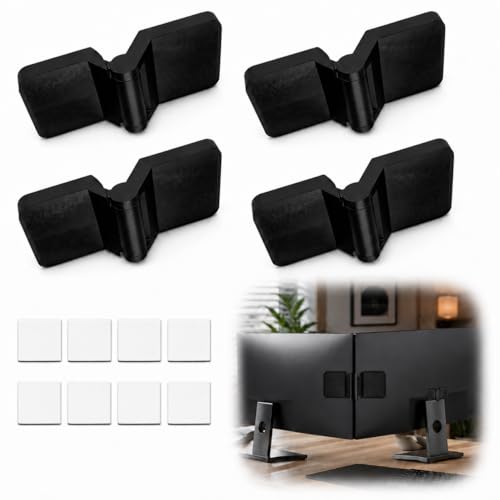 Monitor Alignment Connector Hinges Pack Precision MultiScreen Alignment Tool for Dual & Triple Display Setups Adjustable Display Positioning Support