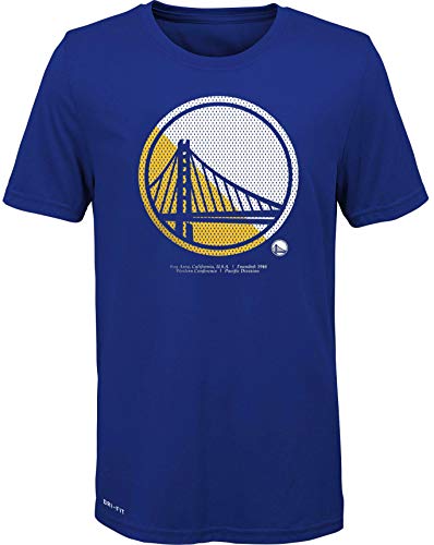 T-shirt NBA Youth split bleu XL le haut de basketball pour adolescent