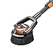WORX WA1821 Hydroshot Hartbürste, Schwarz