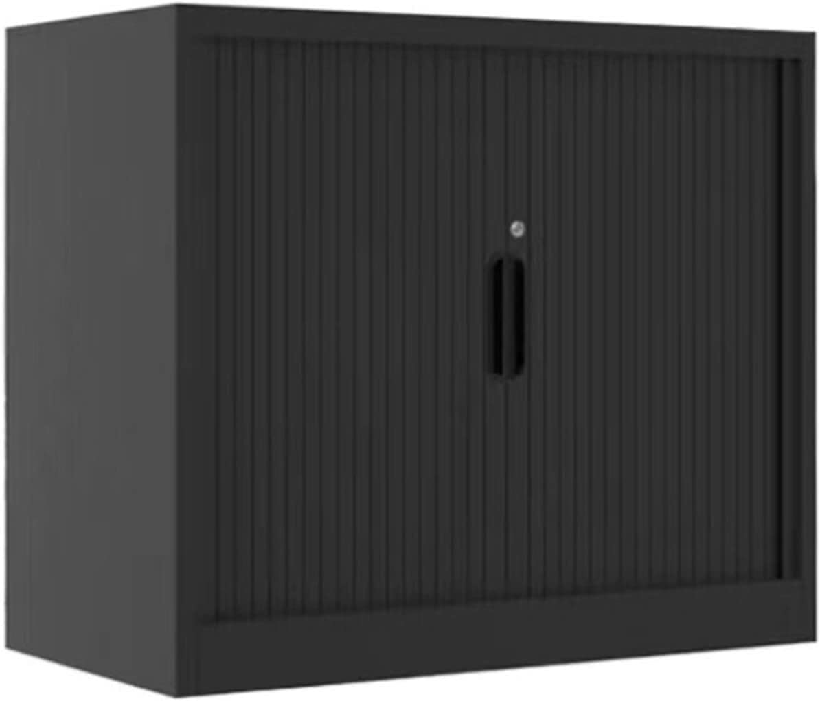 SaryEdge File Cabinet Sliding Door Cabinet Tin Cabinet Office File Cabinet Financial Vouchers Data Cabinet Storage Low Cabinet Office Furniture,