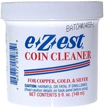 5oz e-Z-est Coin Cleaner for Gold Silver and Copper Coins