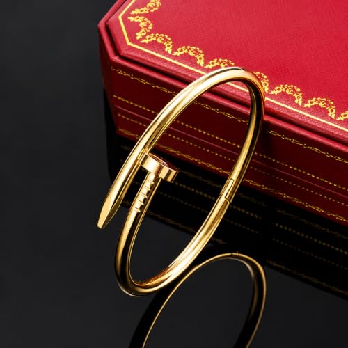 Image of Stylish Gold Plated Bangle for Women | Daily Use Stainless Steel Kada | Anti-Tarnish Waterproof Cuff | Multicolour Crystal Evil Eye | Daily Wear Bracelet For Womens | Premium Gift For Girl