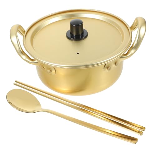 MALUGOGO 風ラーメン鍋 アルミ製多用途クッカー グリル アルコールコンロ対応 軽量耐食性調理器具 一人用や家 飲食店向け