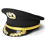 [happykoko] ポリス 警官 礼装 帽子 大人 コスプレ コスチューム 警察官 警察 POLICE 警察マニア 海軍風 仮装 コス ハロウィン (58cm)