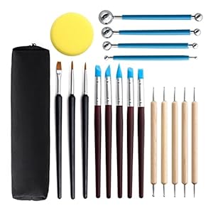 Multifunctioneel Aardewerk klei gereedschap beeldhouwen kit beeldhouwen glading wax snijwerk keramische polymeer shapers modellering gesneden keramiek Diy Hulpmiddelen voor kleiaardewerk, doe-het-zelf