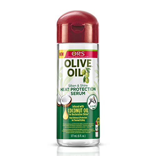 Ors Olive Oil Serum Silken & Shine Heat Protection 6 Ounce (177ml) (6 Pack)