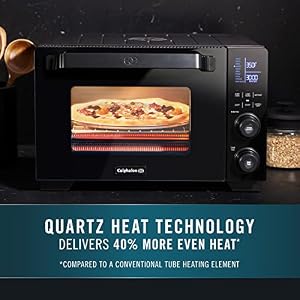 Calphalon Air Fryer Oven, 11-in-1 Toaster Oven Air Fryer Combo, Cool Touch Exterior, 26.4 QT/25 L, Fits 12" Pizza, Stainless Steel Calphalon Air Fryer Oven 11 in 1 Toaster Oven Air Fryer Combo Cool Touch Exterior 264 QT25 L Fits 12 Pizza Stainless Steel
