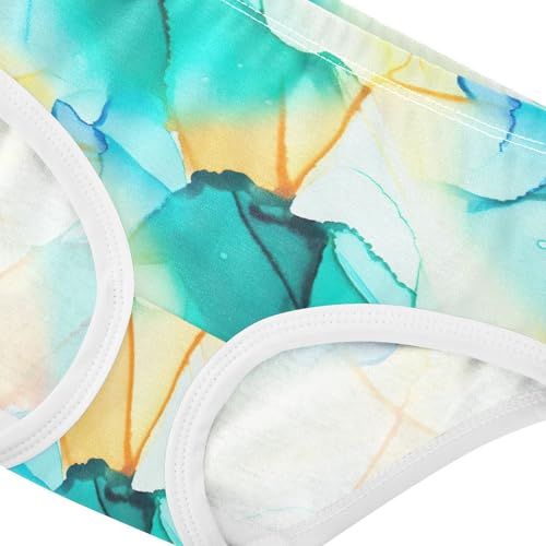 Joisal Personalized Girls Underwear Toddlers 2t Cotton Cute Panties Girl Chic Watercolor Blue Gradient Briefs Kids Undies4