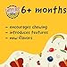Earth's Best Organic Baby Food Pouches, Wholesome Breakfast Puree for Babies 6 Months and Older, Organic Banana Blueberry and Oat Puree, 3.5 oz Resealable Pouch (Pack of 12)