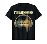 Cool Music Producer Art For Men Women Disc Jockey Beat Maker T-Shirt