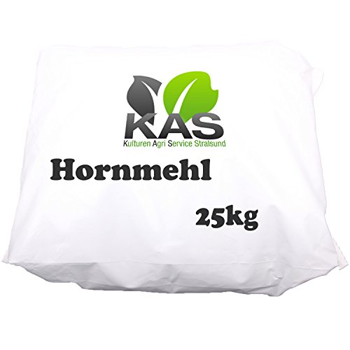 Preisvergleich Produktbild KAS Hornmehl (25kg) Naturdünger Gartendünger organischer Stickstoffdünger