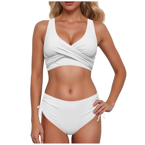 Conjunto De Bikini para Mujer,Push Up con Relleno Conjuntos Bra Playa Vikinis Bañador Verano Natación Diseño Bandeau Moderno Vacaciones Hawai Ideal Fiestas Playeras