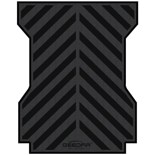 GEEDAR Heavy Duty Rubber Truck Bed Mat for 2005-2023 Toyota Tacoma 6ft Long Bed, Tacoma Accessories, Toyota Tacoma Truck Bed Mat Liner, Black