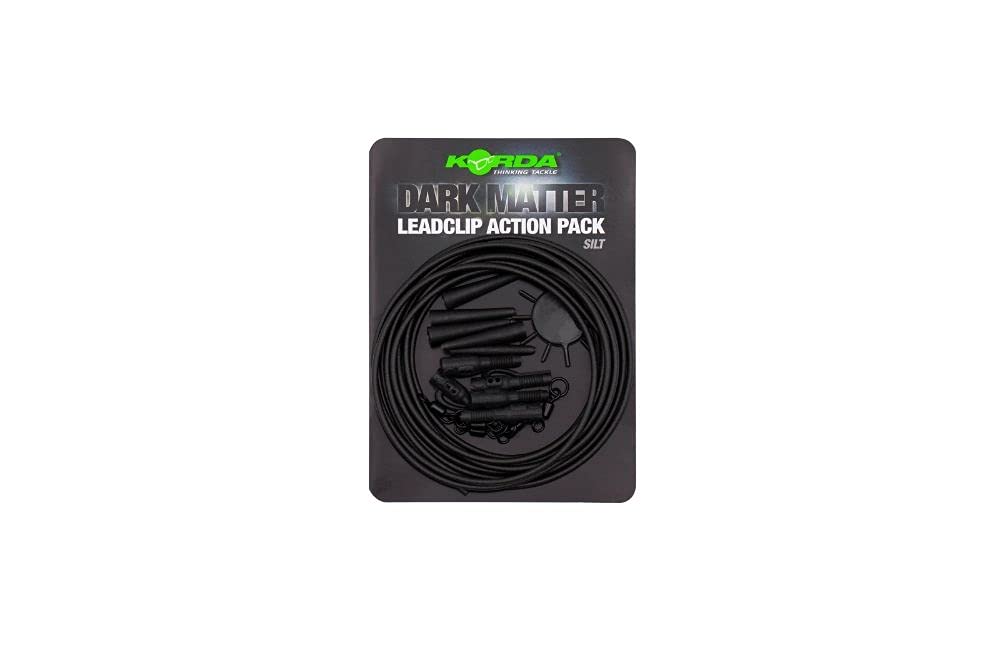 Korda Dark Matter Leadclip Action Pack: Silt