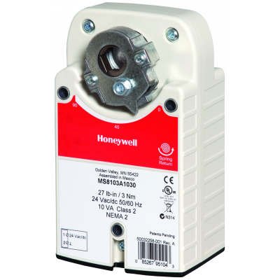 Honeywell, Inc. MS4105A1130 2-Position S.R. Actuator 120V, 44 in-lb, Aux Switch