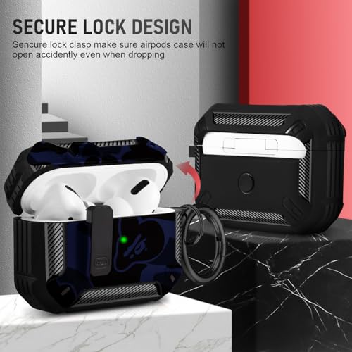 Image of Compatible with Airpods Pro 3 Case(2025),for Airpods Pro 3rd Generation Cases Cover with Keychain Cleaner Kit Soft Silicone Shockproof Cover for Women Men